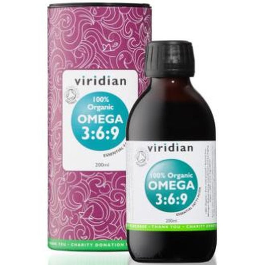 Viridian Aceite Omega 3-6-9 200Ml. Vegano 