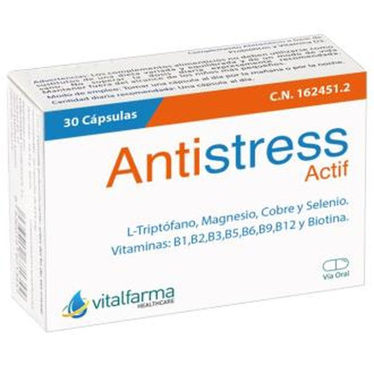 Vitalfarma Antistress Actif 30Cap. 