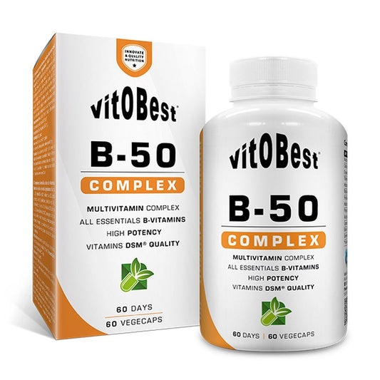 Vit.O.Best B-50 Complex Vegetales , 60 cápsulas