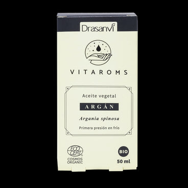 Drasanvi Vitaroms Aceite Vegetal Argan Bio (Primera Presion Frio) Ecocert , 50 ml