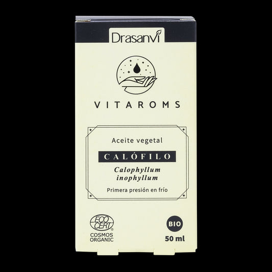 Drasanvi Vitaroms Aceite Vegetal Calofilo Bio (Primera Presion Frio) Ecocert , 50 ml