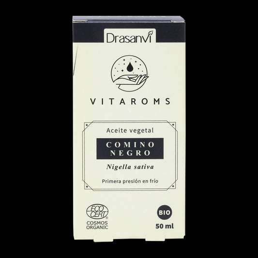 Drasanvi Vitaroms Aceite Vegetal Comino Negro Bio (Primera Presion Frio) Ecocert , 50 ml
