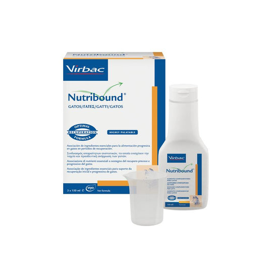 Virbac Nutribound Gatos Caja 3 x 150 ml