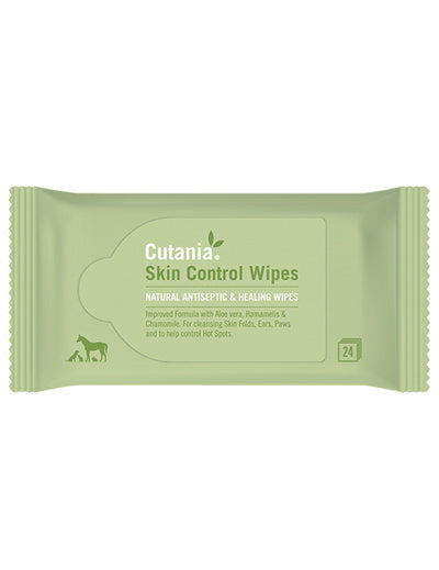 Vetnova Cutania Skin Control Wipes, 24 Toallitas