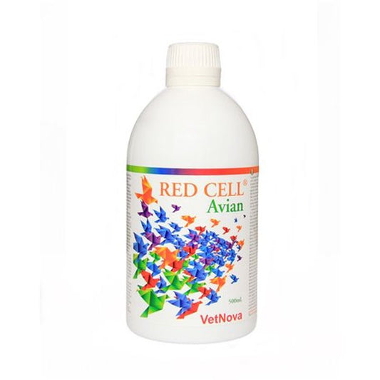 Vetnova Red Cell Avian, 500 ml con Tapón Dosificador