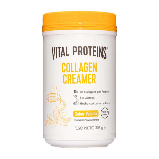 Vital Proteins Crema en Polvo de Colágeno Sabor Vainilla - 293g