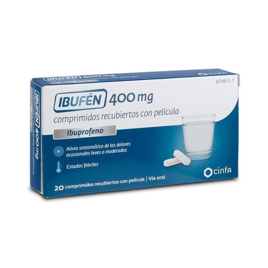 Ibufen 400 mg, 20 Comprimidos Recubiertos