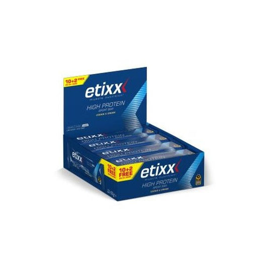 Etixx High Protein Protein Bar Cookie&Cream 12X55G