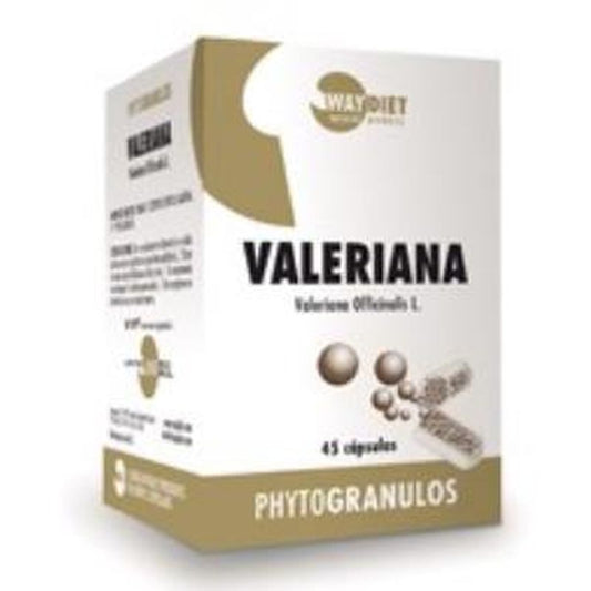 Waydiet Natural Products Valeriana Phytogranulos 45Caps.
