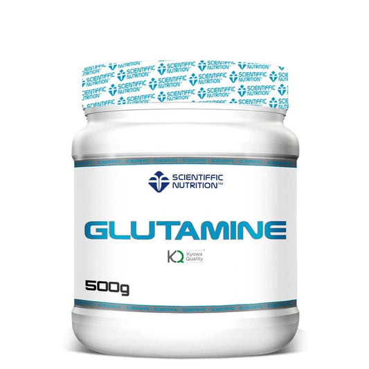 Scientiffic Nutrition  Glutamine Neutro, Glutamina 100% Pura En Polvo Sin Sabor , 500 gramos