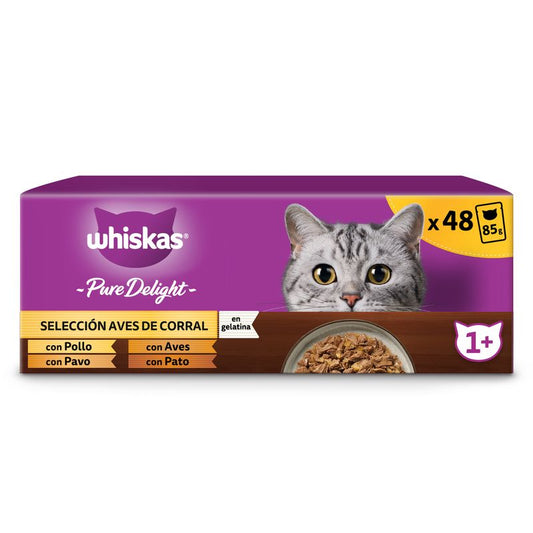 Whiskas Pure Delight Multipack Aves 4X12X85Gr