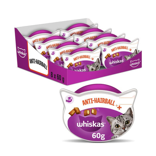 Whiskas Antihairball Snacks 8X60Gr
