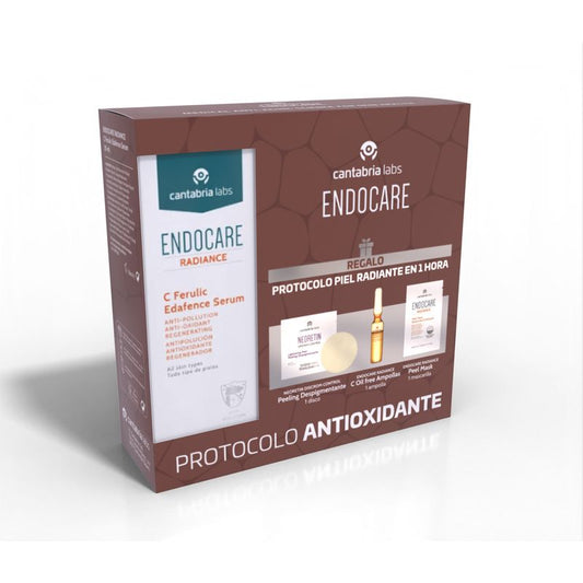 Endocare C Ferulic Edafence Sérum Protocolo Antioxidante + Regalo Protocolo Piel Radiante