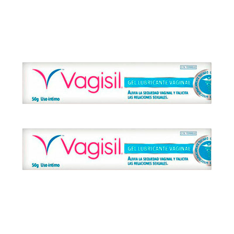 Pack 2 Vagisil Gel Lubricante Vaginal, 50gr