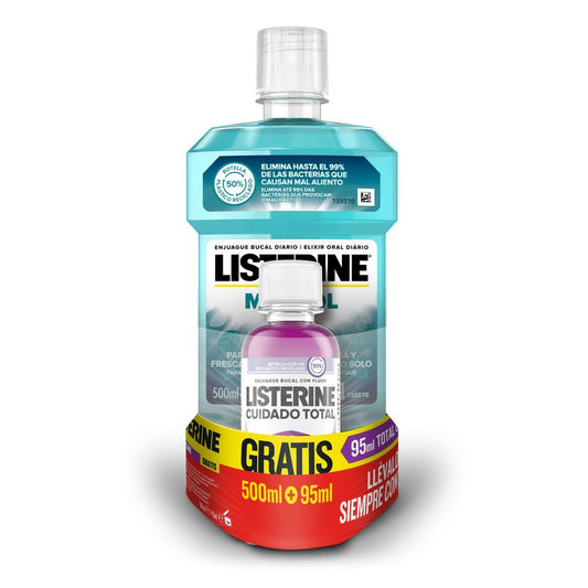 Listerine Mentol  500Ml + Ct 95Ml