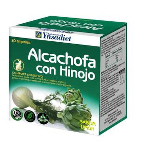 Ynsadiet Alcachofa-Hinojo 20Amp. 