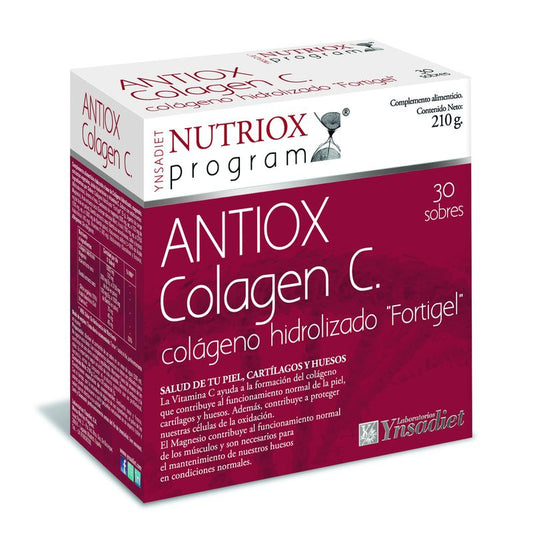Ynsadiet Antiox Colagen + Ac Hialuronic Fortigel , 30 sobres
