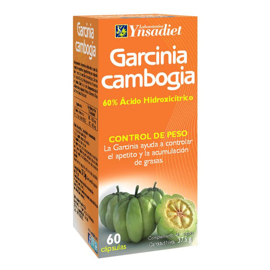 Ynsadiet Garcinia Camboia , 60 comprimidos de 1500 mg