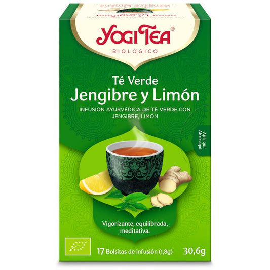 Yogi Tea Yogi Tea Te Verde Jengibre Y Limon, 17 X 1,8 Gr
