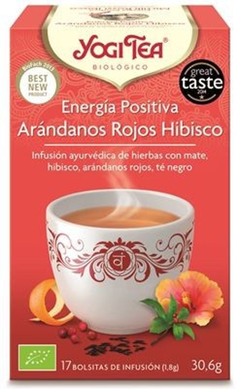 Yogi Tea Yogi Tea Energia Positiva Arandanos Hibisco, 17 Bolsitas      