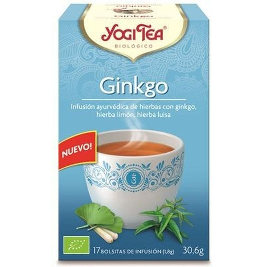 Yogi Tea Yogi Tea Ginkgo , 17 bolsitas de 1,8 gr