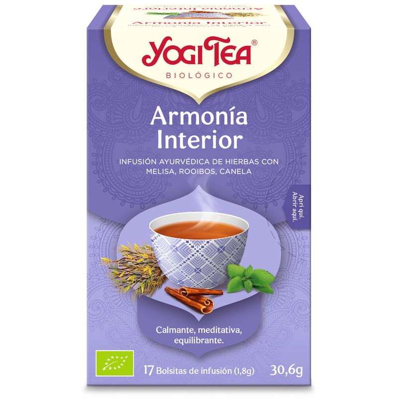 Yogi Tea Armonia Interior, 17 bolsitas