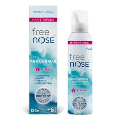 Ysana Free Nose Agua De Mar Hipertonic Forte Spray 120Ml 