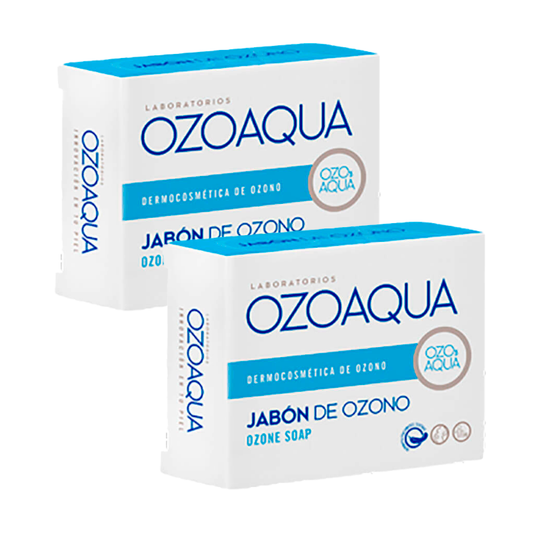 Pack Ozoaqua Jabón de Ozono En Pastilla, 2x100 gr