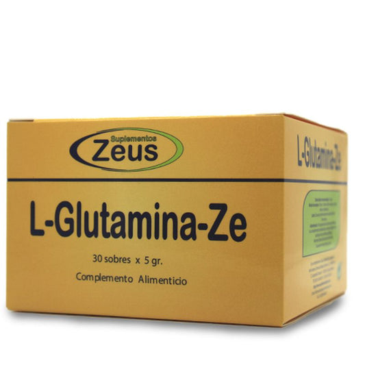 Zeus L-Glutamina-Ze, 30 Sobres De 5 Gr   