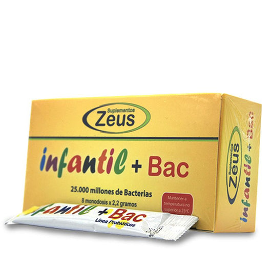 Zeus Infantil+Bac , 8 monodosis x 2 mg   