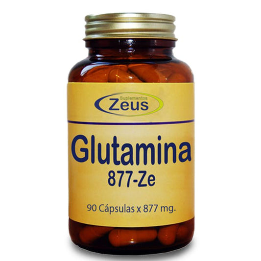 Zeus L- Glutamina-Ze 877, 90 Cápsulas De 1000 Mg   