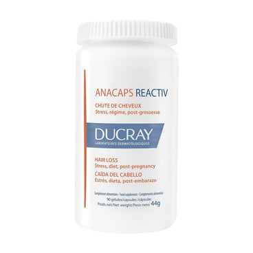 Ducray Complemento alimenticio para la caída del cabello Anacaps Reactiv, 90 comprimidos