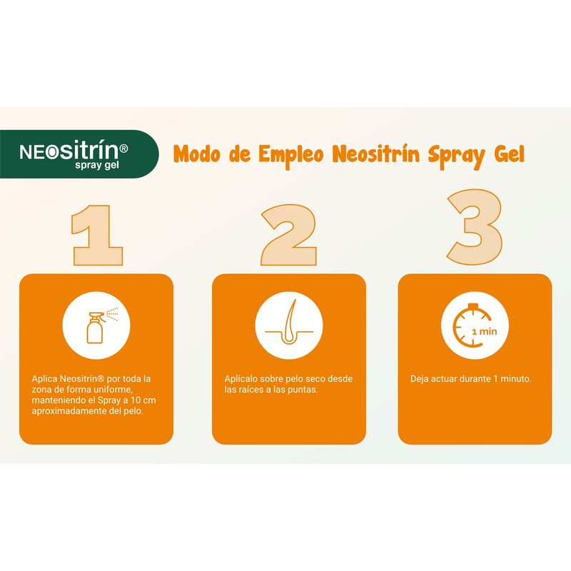 NEOsitrín® Spray Gel Líquido Antipiojos 60 ml