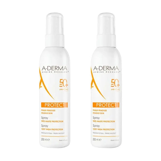 A-Derma Aderma Protect Spray Solar Spf50+ 200 Ml + Aderma Protect Spray Solar Spf50+ 200 Ml