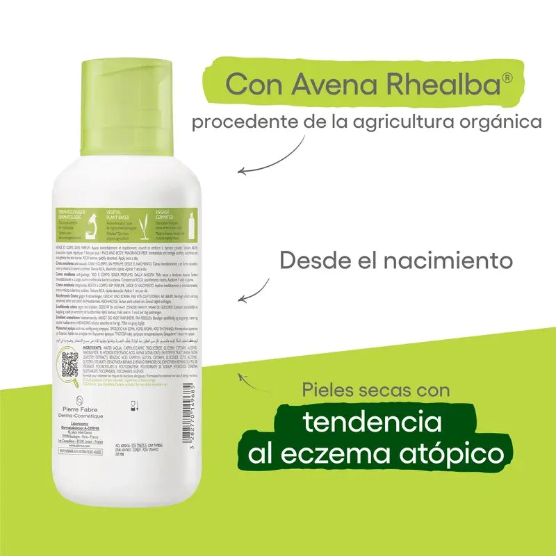 A-Derma Exomega Control Crema Emoliente, 400 ml
