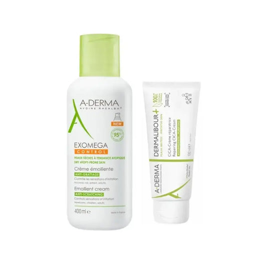 A-Derma Exomega Crema 400Ml + Dermalibour 100Ml