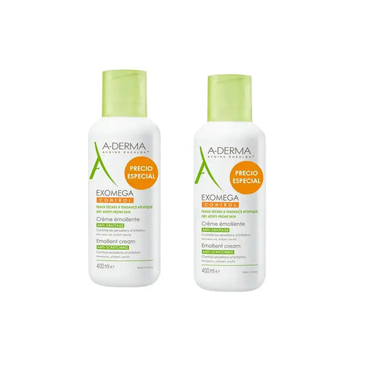 A-Derma Kit Exomega Crema, 2X400 Ml