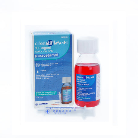 Difenatil Infantil 100 Mg/Ml Solución Oral, 90 ml