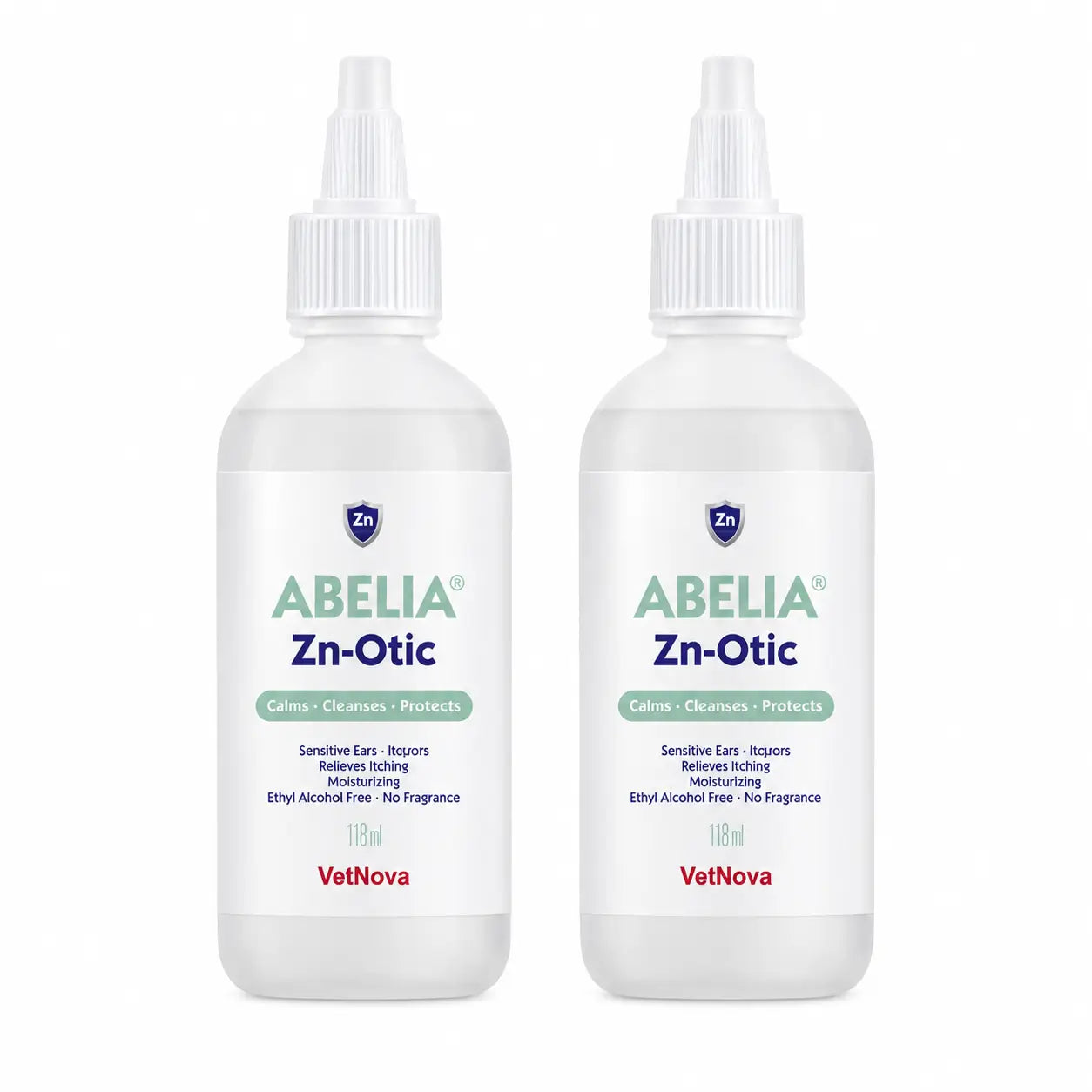 Abelia Vetnova Abelia Zn Otic, 118 Ml, Solución Ótica , pack 2