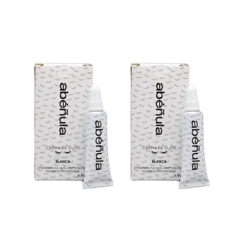 Abéñula Maquillaje Para Ojos Grande Color Blanco, Pack 2 x  4,5 gr