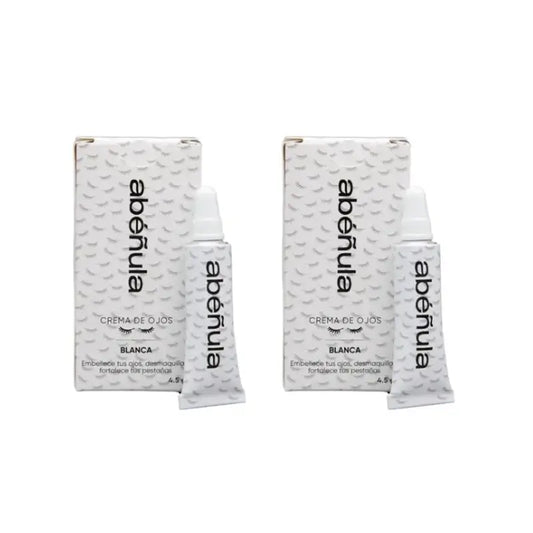 Abéñula Maquillaje Para Ojos Grande Color Blanco, Pack 2 x  4,5 gr