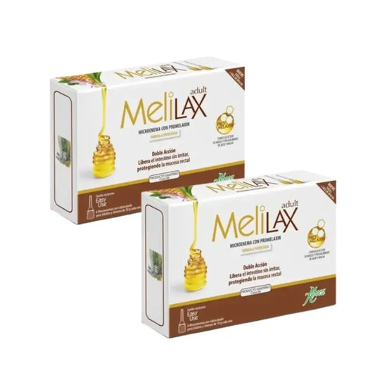 Aboca Melilax Adult, 2x6 Microenemas de 10 gr