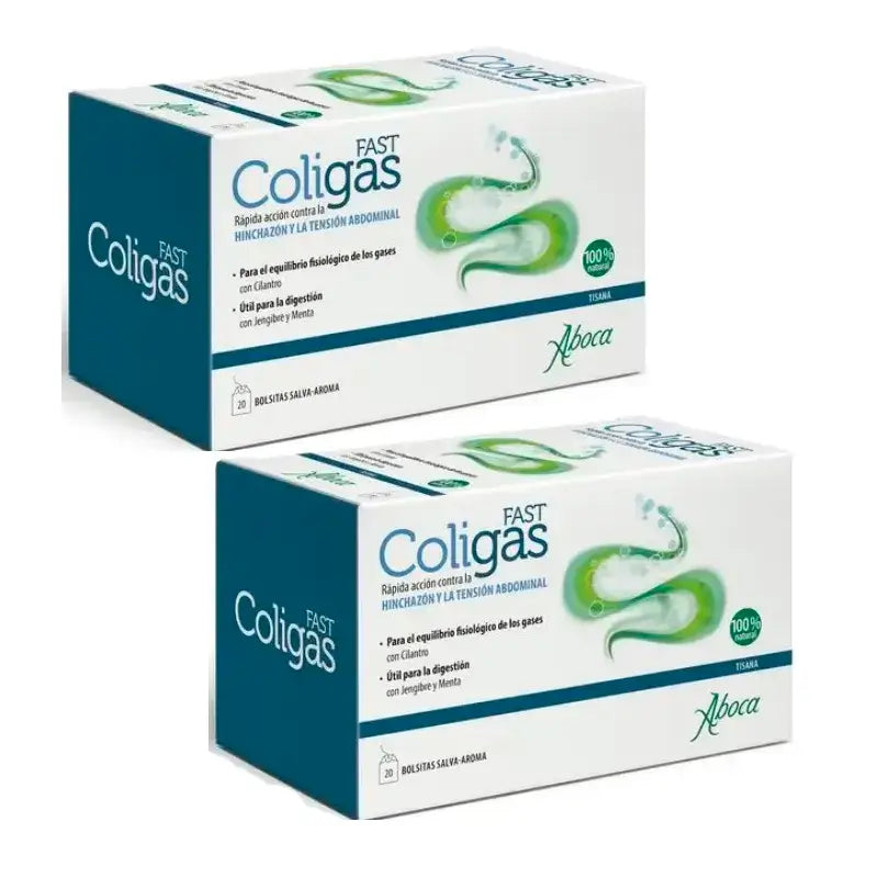 Aboca Coligas Fast Tisanas, 2x20 Bolsitas