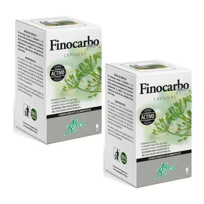 Aboca Finocarbo Plus, 2x50 Cápsulas