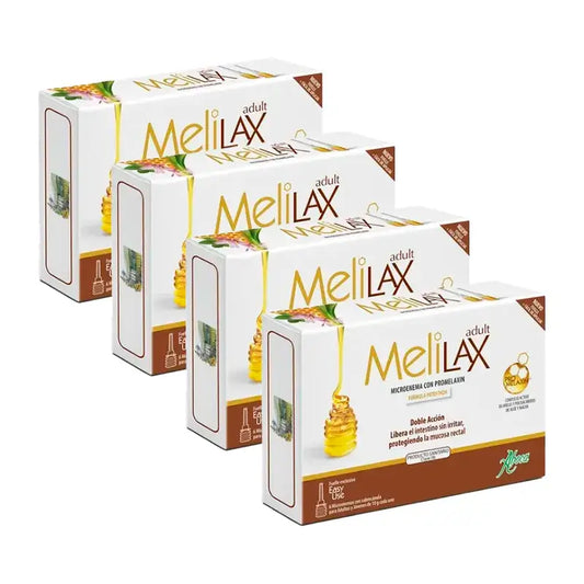 Aboca Melilax Adult, 4x6 Microenemas de 10 gr