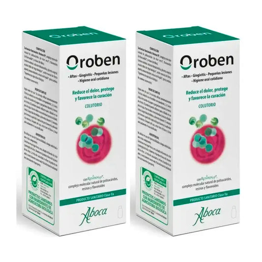 Aboca Oroben Aftagen Colutorio, 2x150 ml