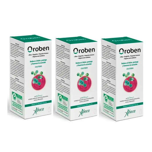 Aboca Oroben Aftagen Colutorio, 3x150 ml