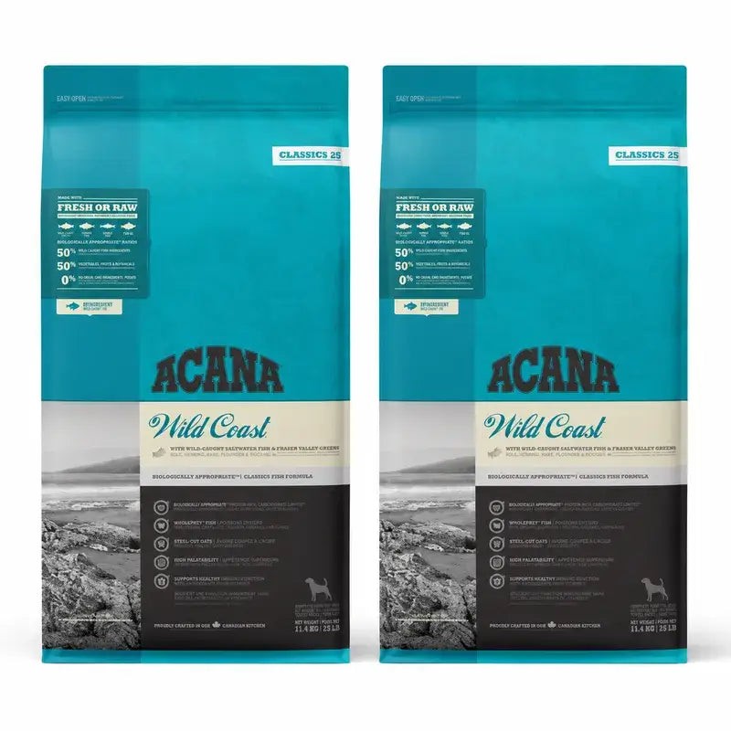 Acana Canine Adult Classics Wild Coast 2 X 14,5 Kg Pienso Para Perros , pack 2