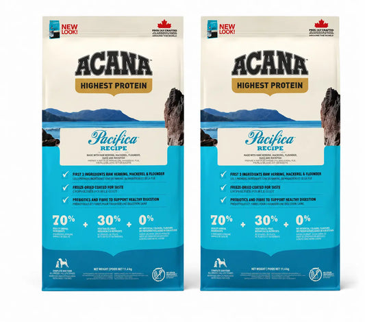 Acana Canine Adult Regionals Pacifica 11,4 Kg Pienso Para Perros , pack 2
