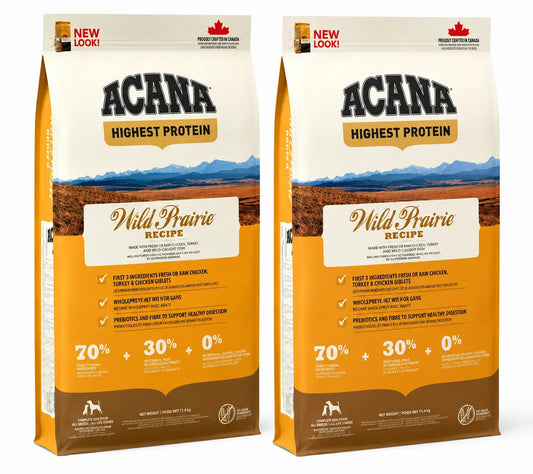 Acana Canine Adult Regionals Wild Prairie 11,4 Kg Pienso Para Perros , pack 2